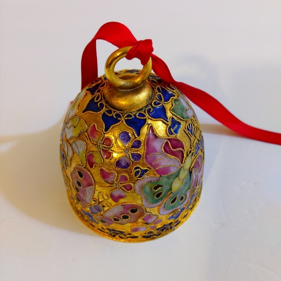 NYCO International Victorian Enameling Copper Mold Bell Hummingbird Butt… - Picture 7 of 8